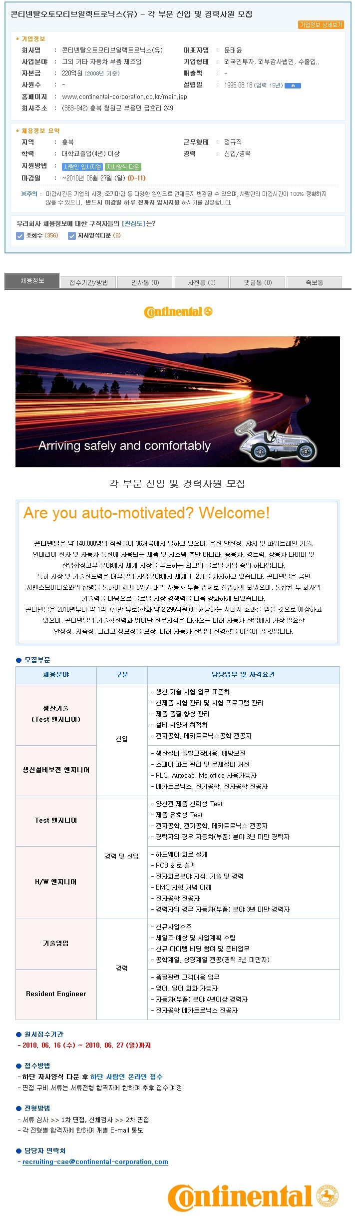 콘티넨탈오토모티브일렉트로닉스(유) 이미지