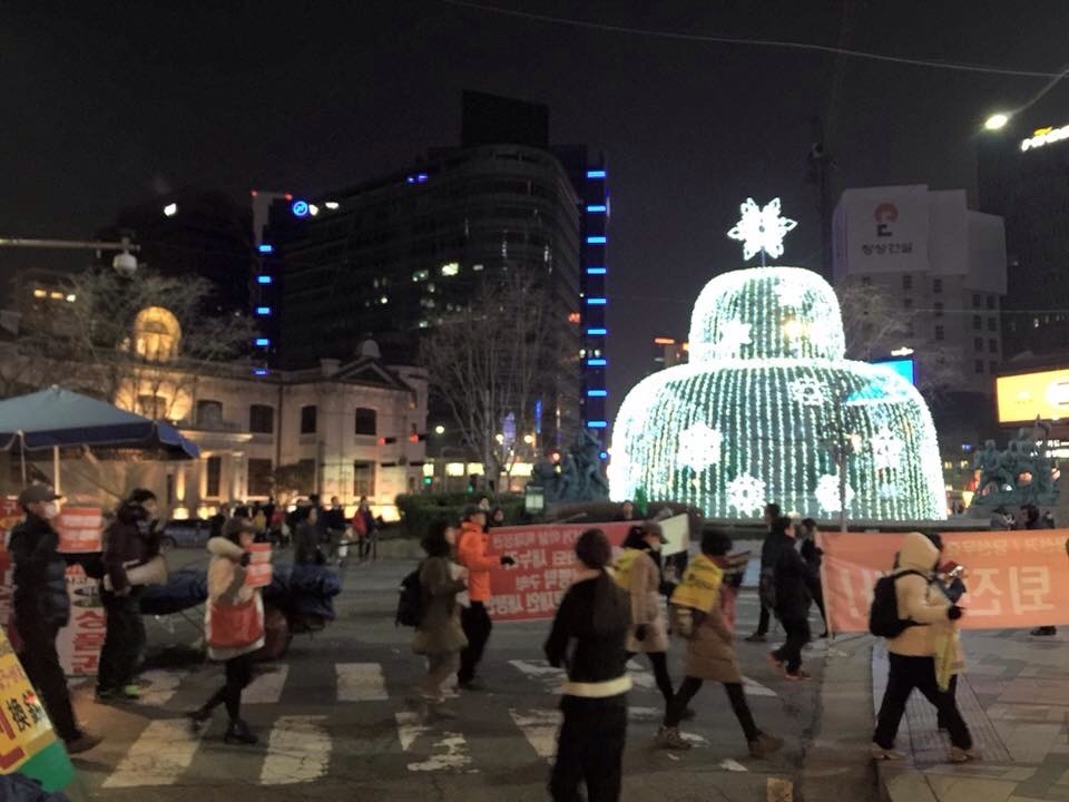 박근혜는 퇴진하라!!! 2015년 11월 28일 횃불시민연대 99차 부정선거 규탄집회 | 인스티즈