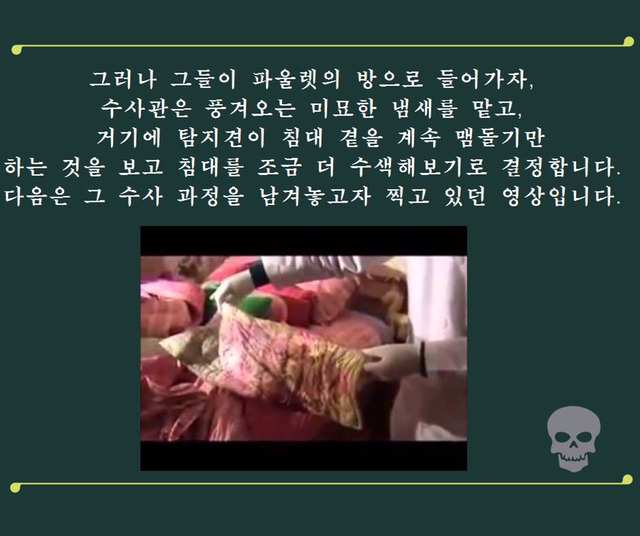 파울렛 살인 사건 - 그 날 밤 침대에서는 무슨 일이 있었나? | 인스티즈
