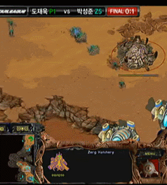 [스타1] 프로토스를 가장 잘 잡는 저그의 결승전 승부수.gif | 인스티즈