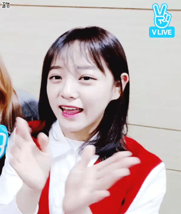 오늘자 김세정 브이앱.GIF | 인스티즈