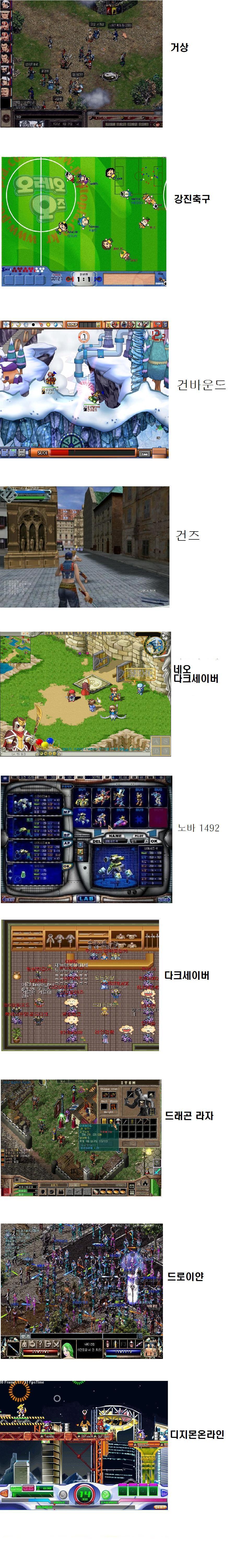 추억의 인기 온라인 게임 | 인스티즈