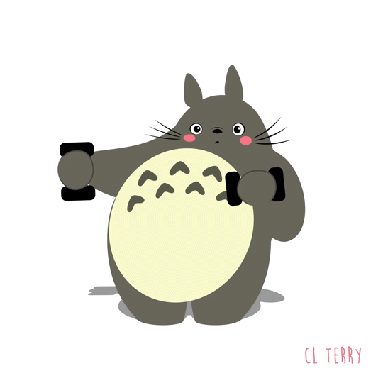 운동하는 토토로.jpg | 인스티즈
