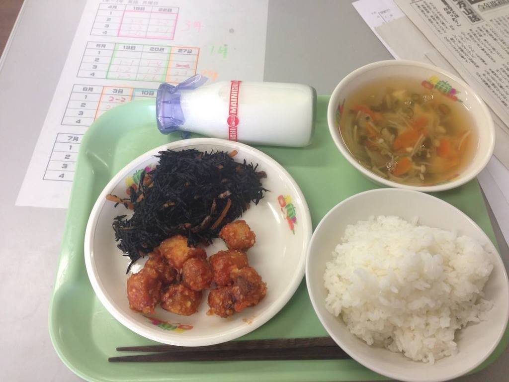 일본의 일반적인 학교 급식.JPG | 인스티즈