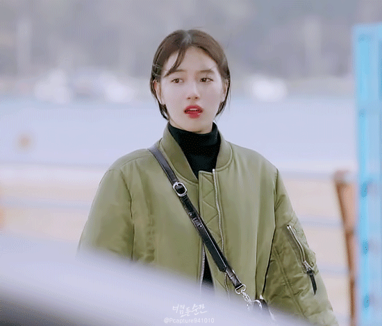 수지 항공점퍼 핏 | 인스티즈
