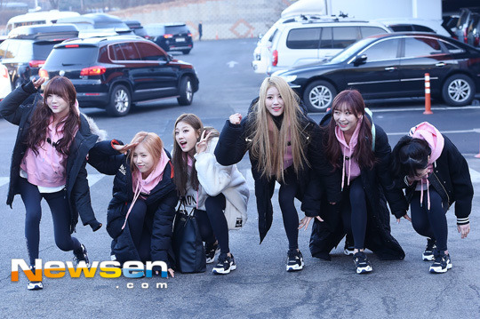 러블리즈 아육대 출근길.jpg | 인스티즈