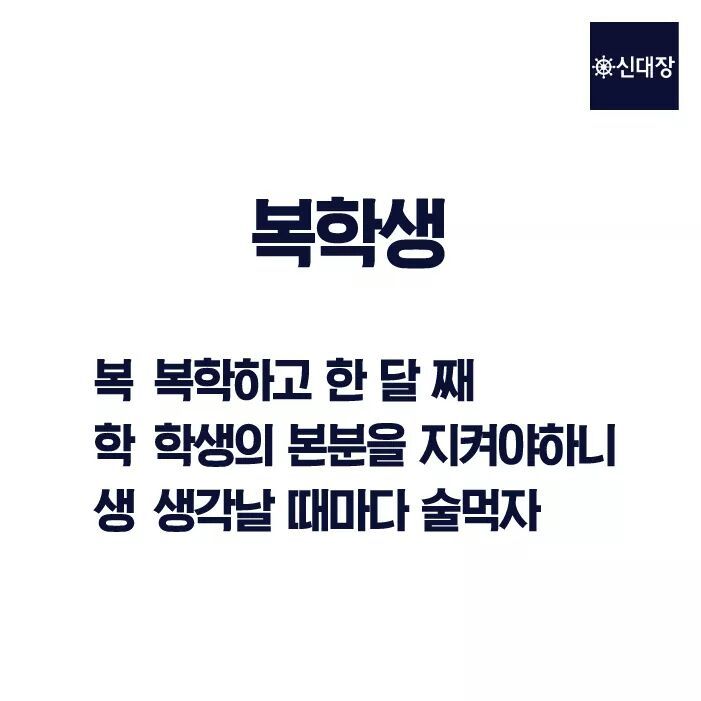 대학생활 용어 정리 | 인스티즈