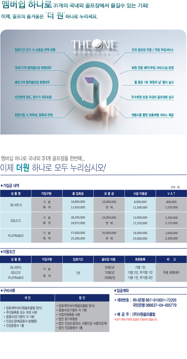 (주)더원골프클럽 이미지