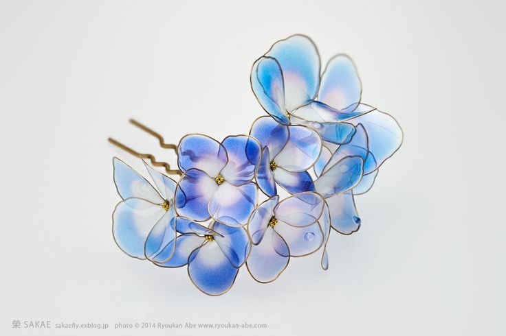 아티스트 Sakae의 진짜같은 꽃모양 머리핀 | 인스티즈