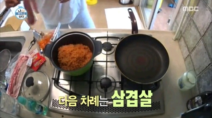 아침부터 라면 4개에 삼겹살 흡입한 윤현민 | 인스티즈