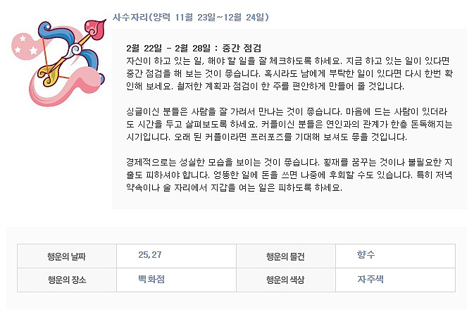 주간 별자리 운세 2월 22일 (월) ~ 2월 28일 (일) | 인스티즈