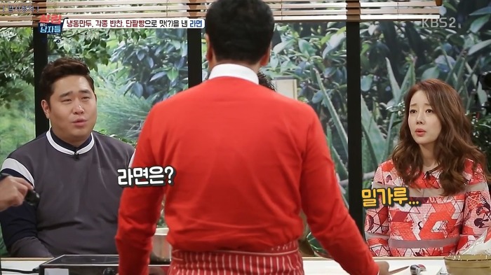 김남주와 김승우가 술 마실 때 먹는다는 김승우의 주안상 라면.jpg | 인스티즈