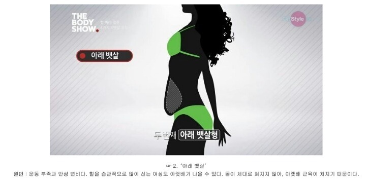 여자들의 뱃살 유형 | 인스티즈