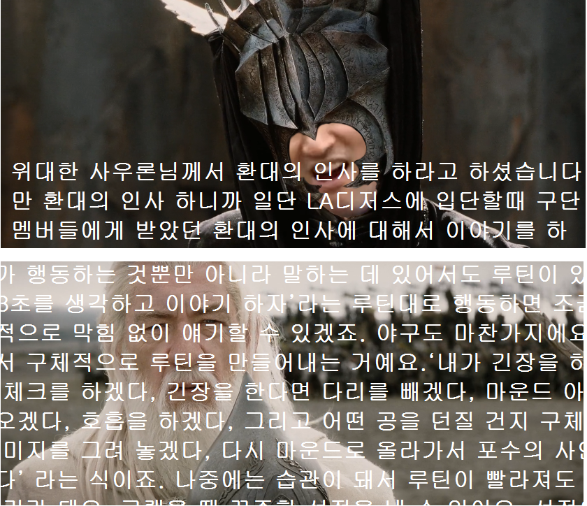 최후의 결전 전 사우론의 사자와 대면한 아라곤 | 인스티즈