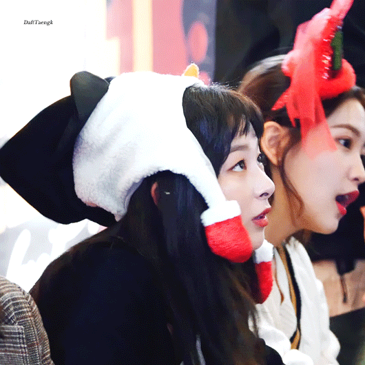[레드벨벳] 팬 싸인회 머리띠한 곰슬기.jpgif | 인스티즈