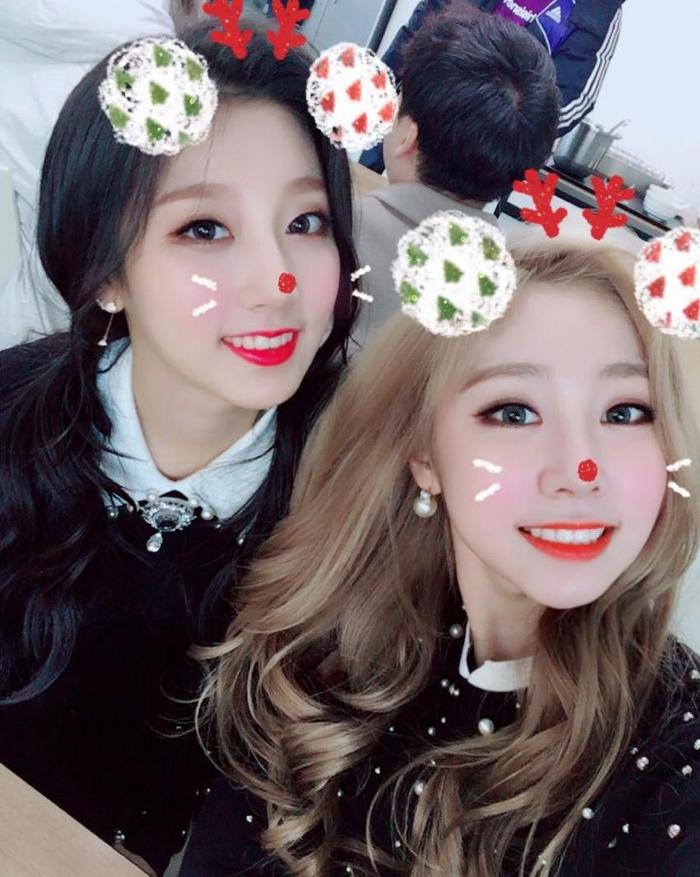 평소 서로 닮았다는 얘기 엄청듣는 러블리즈 멤버.jpgif | 인스티즈