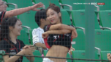 KT 치어리더 gif | 인스티즈
